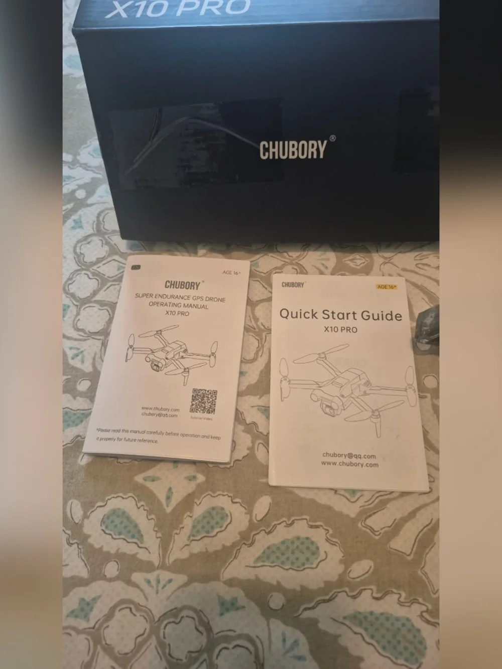 CHUBORY X10 PRO GPS Drone w/ Camera 4K UHD, 90 Min Long FlyTime,3280 FT Range